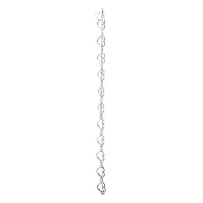 Women's Fashion Metal Heart Chain Belt, Gold or Silver - Just The Fly Way